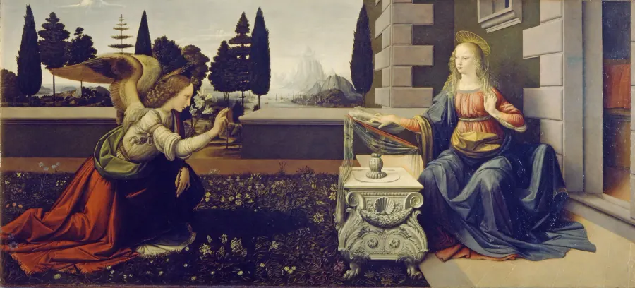 La Anunciación — Uffizi Galleries