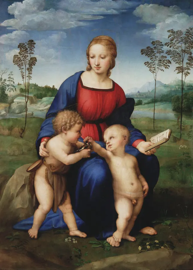 Virgen del jilguero — Uffizi Galleries